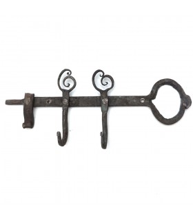Wrought Iron Key Hanger Moroccan Handicraft Antique Key Style - Mafatihun Model