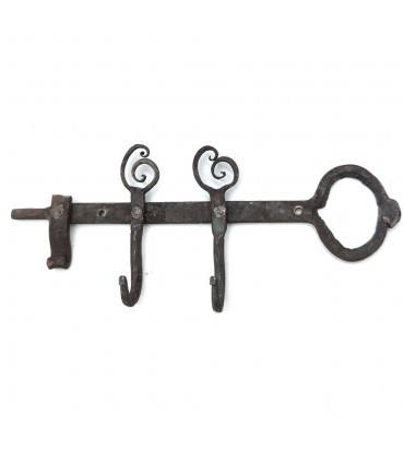 Wrought Iron Key Hanger Moroccan Handicraft Antique Key Style - Mafatihun Model