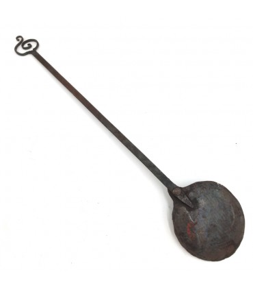 Rustic Iron Spoon Forged by Hand Moroccan Crafts Andalusian Style Maghrifa Model