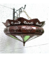Openwork ceiling lamp - Glass and Resins-Arabic Design - Various Colors Public