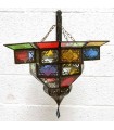 Arabische Decke Lampe - mehrfarbige Kristalle - arabische Entwurf