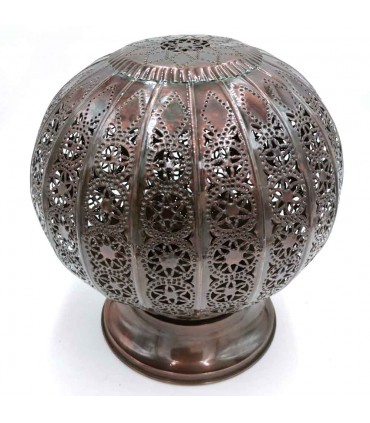 Arab Openwork Globe Lamp - Bedside Table - Andalusian Design Online