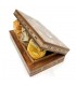 Set Regalo Mix di Spezie Orientali Scatola in Legno con Modello Tawabil Intarsiato Artigianale