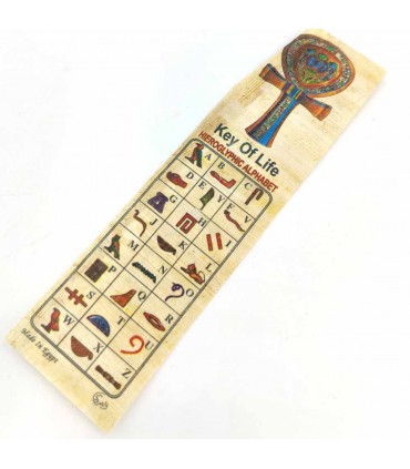 Lesezeichen Authentische ägyptische Papyrusseiten im alten Ägypten-Stil, verschiedene Modelle