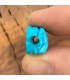 Escarabajo Azul Antiguo Egipto Artesanía egipcia Piedra Cerámica + COLGANTE CUERO
