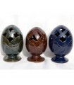 Palla - grano - smaltato turibolo incenso ceramica