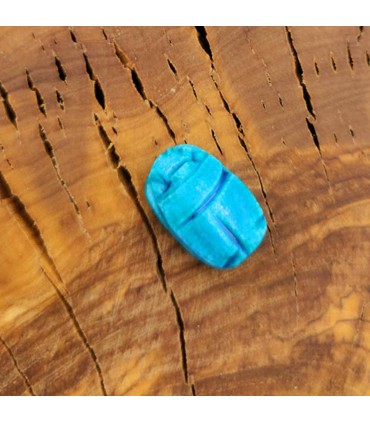Blauer Käfer Altes Ägypten Ägyptisches Handwerk Steinkeramik