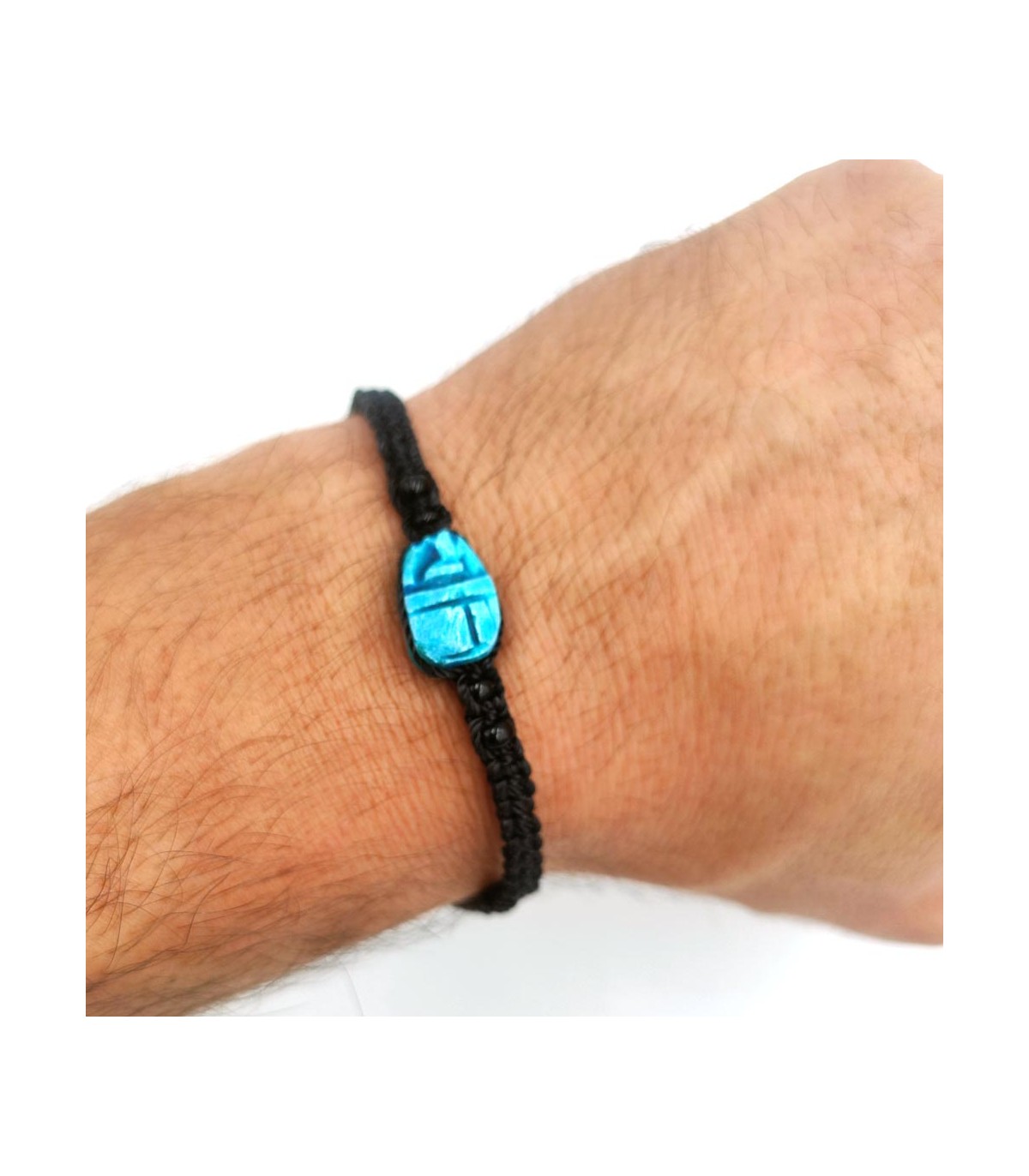 10 Bracciali In Gomma Shema Israel Neri - Cabala Ebraica, Polsini Protettivi, Unisex - Foto 8