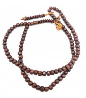 Tasbih Masbaha Teak Wood Egyptian Crafts Islamic Rosary 99 Beads