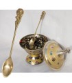 Grain Incense Spoon Feder - Bronze Casting - 10 cm