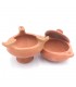 Charcoal Burner + Mini Clay Pot Oued Laou Moroccan Crafts - Amsa Series