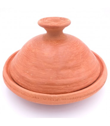 Tajin Tallin Marroquí Artesanía Oued Laou Cerámica Arcilla 27cm