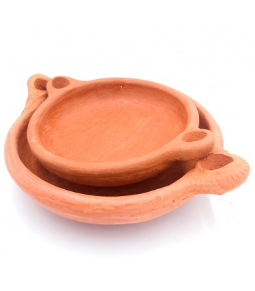 Prato Tajin sem tampa Clay Oued Laou Comida caseira saudável