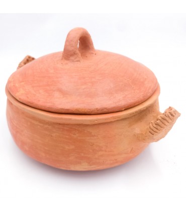 Casserole en argile Oued Laou Artisanat Marocain Cuisine Saine - Série Amsa 2