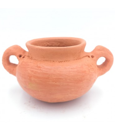 Mini pentola di terracotta Oued Laou Artigianato marocchino Cucina casalinga sana