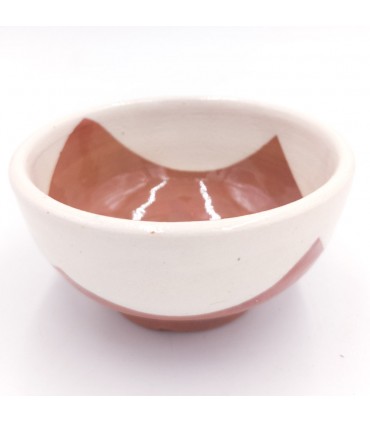 Ciotola in ceramica marocchina fatta a mano stile andaluso smaltato Oued Lao
