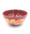 Ciotola in ceramica marocchina fatta a mano in stile andaluso Marron Oued Lao
