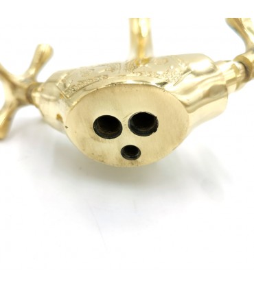 Moroccan Faucet Basin Golden Brass Decorated Moroccan Crafts Marrakech Model