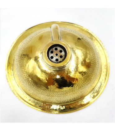 Moroccan washbasin 35 cm Moroccan Crafts Hammered and decorated with arabesque details
