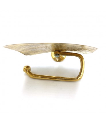 Toilet Paper Roll Holder Brass Handicraft Morocco Andalusian Style Bathroom