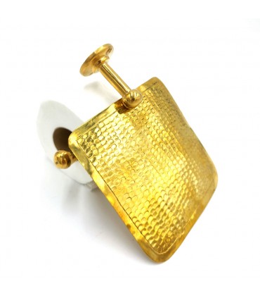 Toilet Paper Roll Holder Brass Handicraft Morocco Andalusian Style Bathroom