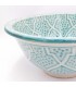 Moroccan Ceramic Sink Fez 40cm Hand Painted Crafts - Khadri Model