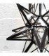 Lámpara Techo Colgar Estrella Andalusí - Color Transparente - Artesanía Marroquí - Modelo Estrella Al-Nujum