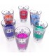 Set of 6 Engraved Tea Glasses - Moroccan Crafts - Belen Model