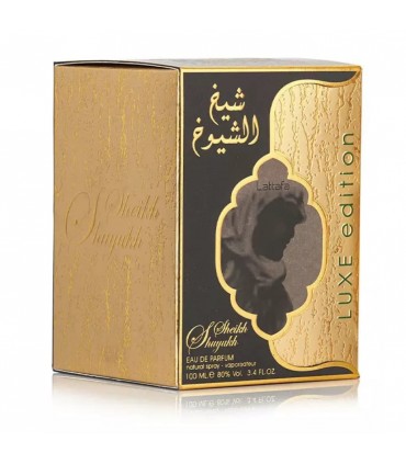 Eau de Parfum Unisex Sheikh Al Shuyukh Luxe Edition Perfume Árabe Lattafa 100M Perfume