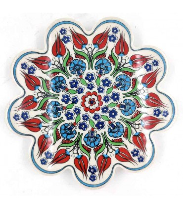Trivet de Cerâmica Turca MULTICOLOR e ASSORTED Modelo ASHAR 2