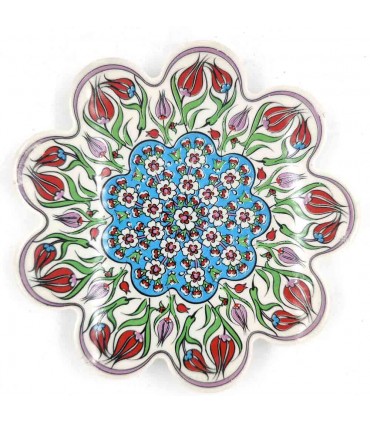 Dessous de Plat en Céramique Turque MULTICOLORE et ASSORTI Modèle ASHAR 2