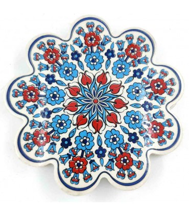 Dessous de Plat en Céramique Turque MULTICOLORE et ASSORTI Modèle ASHAR 2