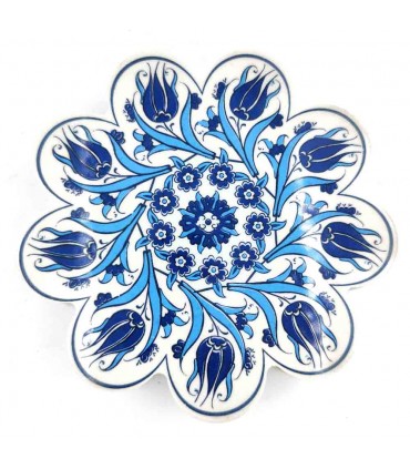 Salvamanteles Cerámica Turca Azul Blanco SURTIDO  Modelo ASHAR 2