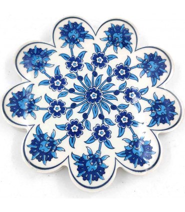 Salvamanteles Cerámica Turca Azul Blanco SURTIDO  Modelo ASHAR 2