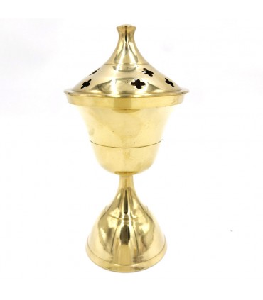 Encensoir bronze coupe - gravure - projet - 2 pièces