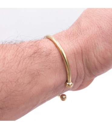 Pulsera Brazalete de Cobre y latón Artesanía Marroquí Curativo Preventivo Artritis Modelo 3