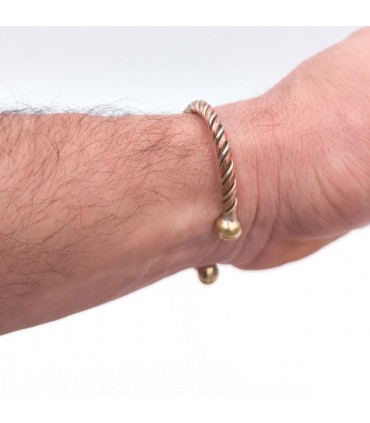 Copper and brass Bangle Bracelet Moroccan Crafts Healing Preventive Arthritis Model 5