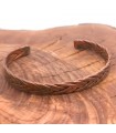 Bracelet Jonc Cuivre et Laiton Artisanat Marocain Guérison Préventive Arthrite Modèle 18