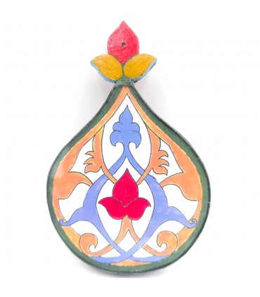 Queimador de incenso em pastilhas decorativas andaluzas estilo vintage 100% feito à mão - modelo Razzak 3