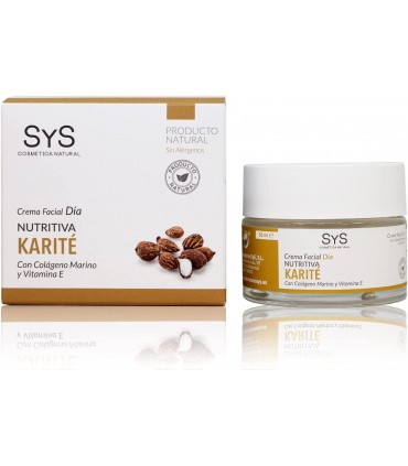 Crema Facial de Dia Manteca de Karite Nutritiva - 50 ml Producto Natural