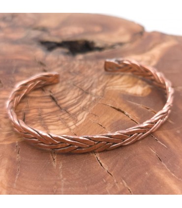 Copper and brass Bangle Bracelet Moroccan Crafts Healing Preventive Arthritis Model 14