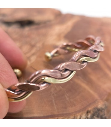 Copper and brass Bangle Bracelet Healing Preventive Arthritis Model 29