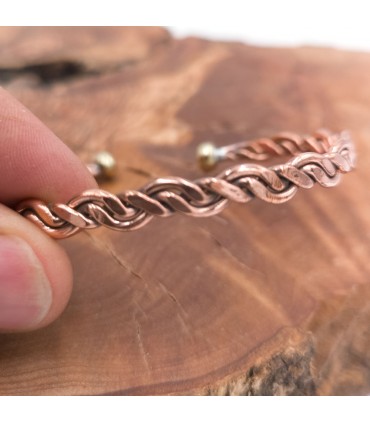 Copper and brass Bangle Bracelet Healing Preventive Arthritis Model 32