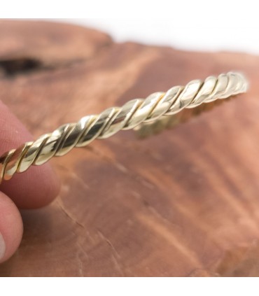 Pulsera Brazalete de Cobre y latón Curativo Preventivo Artritis Modelo 34