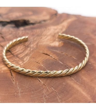 Bracciale rigido in rame e ottone Guarigione Preventiva Artrite Modello 34