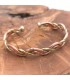 Unisex Copper and Brass Bangle Bracelet Healing Preventive Arthritis Model 42