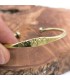 Bracelet Jonc Unisexe Cuivre et Laiton Guérison Préventive de l'Arthrite Modèle 43