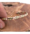 Bracciale rigido unisex in rame e ottone per la guarigione dell'artrite preventiva modello 48