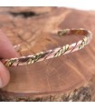 Unisex Copper and Brass Bangle Bracelet Healing Preventive Arthritis Model 51