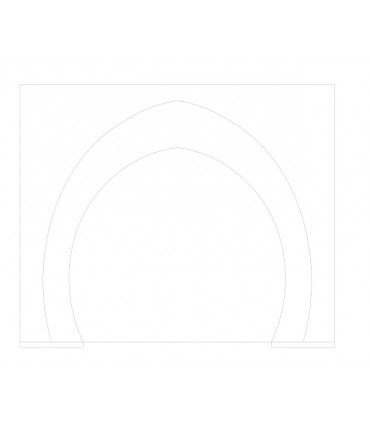 Model Arcade Alhambra Arch Support - Made of Wood - Custom Design